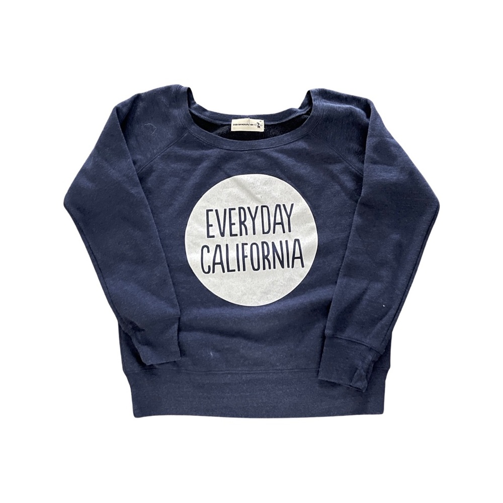 Everyday California Women’s Sweatshirt: NWOT: Medium: San Diego Cali Style
